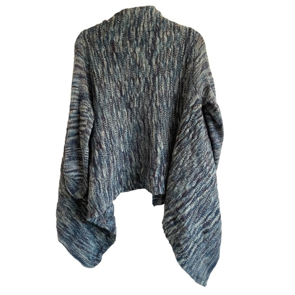 Soft Surroundings Zadie Sweater Topper, Frosted Aqua, Size S - Picture 5 of 7